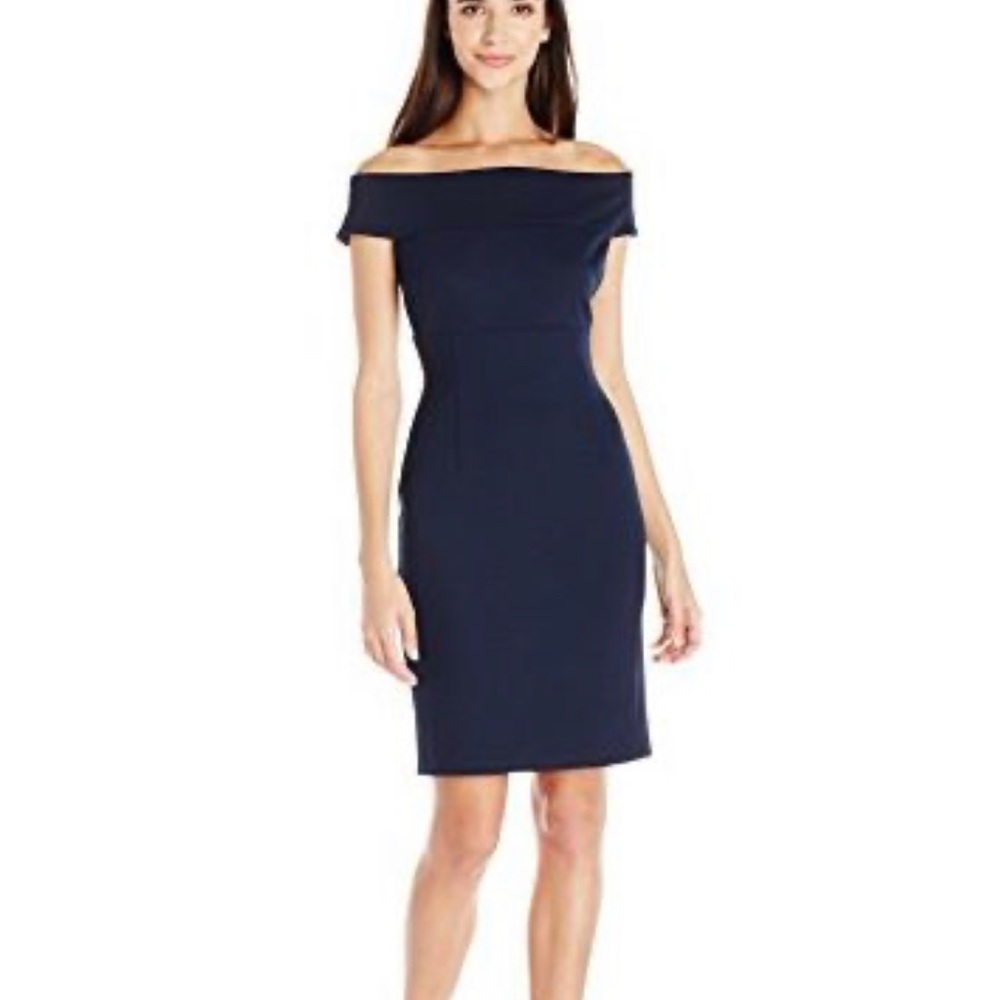 *NWT* Adrianna Papell Off Shoulder Fitted Dress